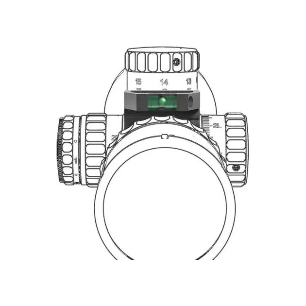 Vector Optics Turret Magnifying Glass X-Accu 30mm With Bubble Level