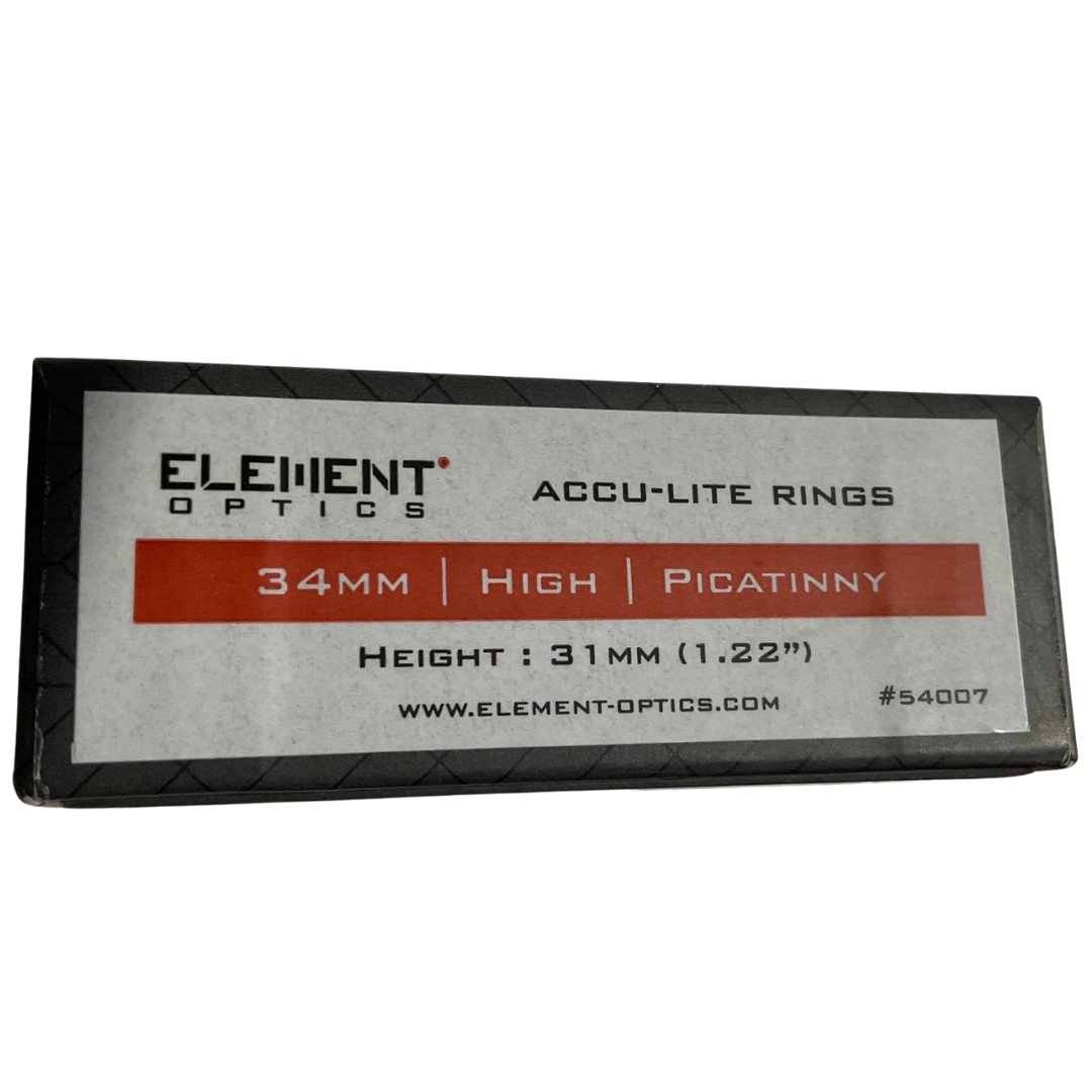 Element Optics Accu-Lite 34mm High Picatinny Mounts