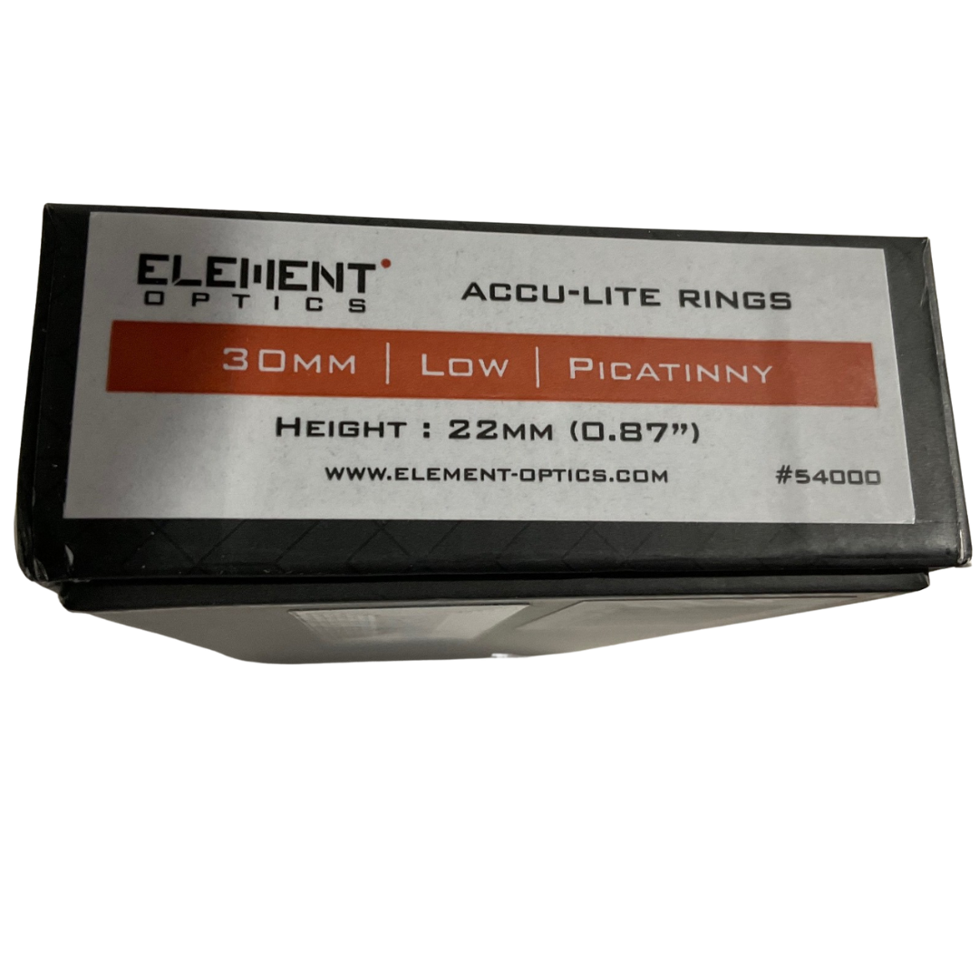 Element Optics Accu-Lite 30mm Low Picatinny Mounts