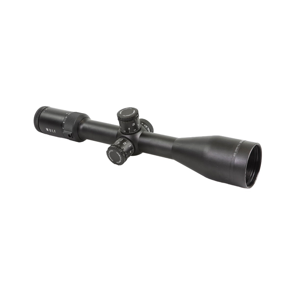 WU9109 WULF Hurricane Lite 4.5-18x50 SFP Non Illuminated Half Mildot SF (30mm) Tactical 0.1 MRAD Rifle Scope