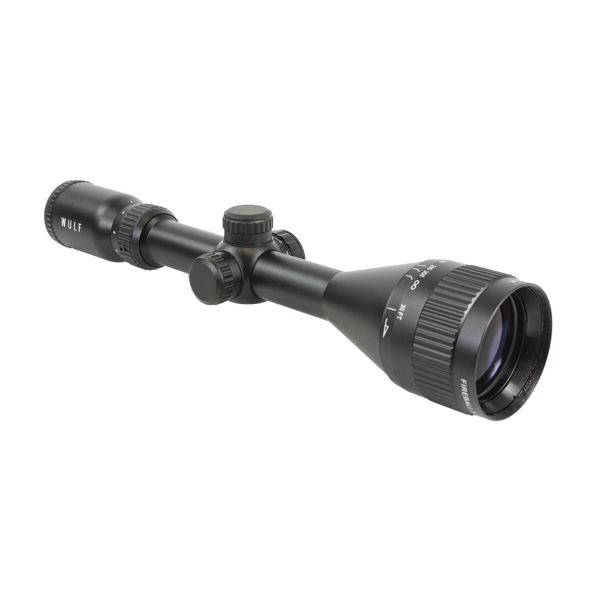 WU9107 WULF Fireball 3-9x50 AO SFP Illuminated Half Mildot 0.1 MRAD Rifle Scope