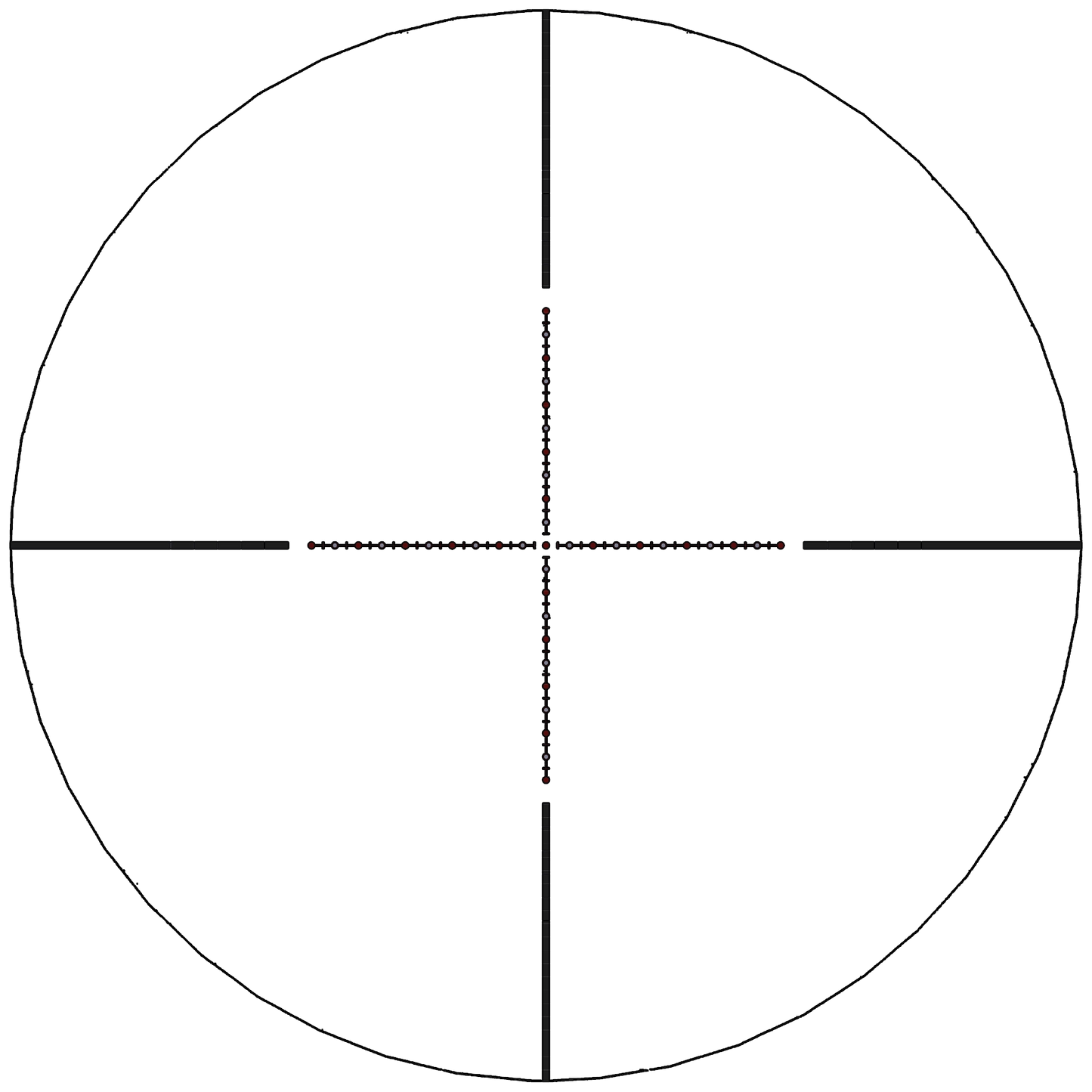 WU9109 WULF Hurricane Lite 4.5-18x50 SFP Non Illuminated Half Mildot SF (30mm) Tactical 0.1 MRAD Rifle Scope