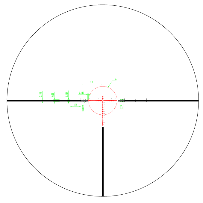 WU9150 Defender 4.8-26x56 SF FFP IR W-MIL3 ZTL 0.1 MRAD with locking turrets (34mm tube) Rifle Scope