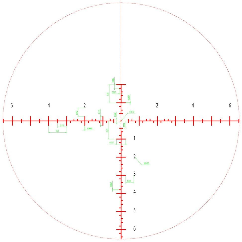 WU9150 Defender 4.8-26x56 SF FFP IR W-MIL3 ZTL 0.1 MRAD with locking turrets (34mm tube) Rifle Scope
