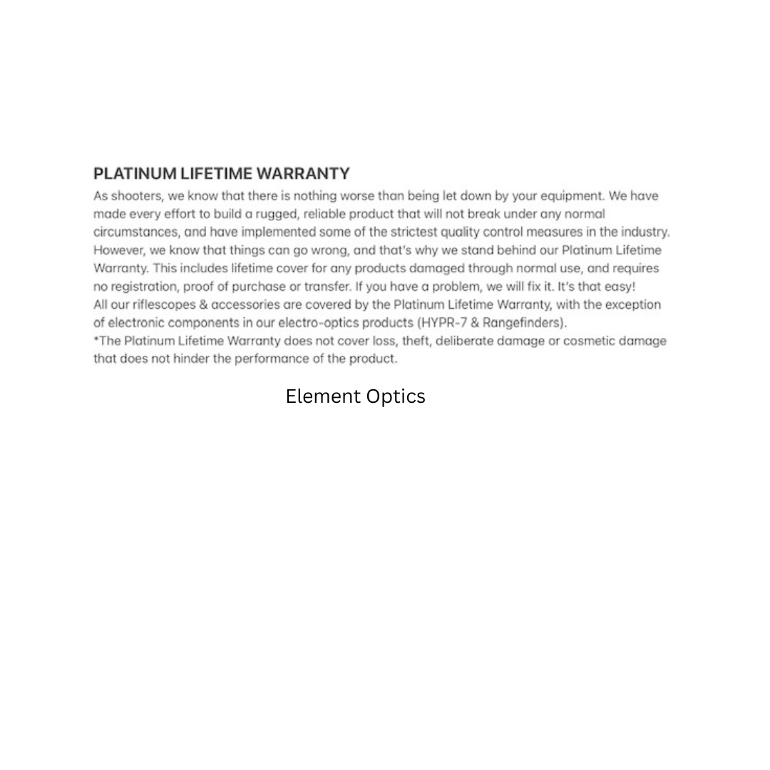 Element Optics Titan 5-25x56 FFP EHR-1C MOA Rifle Scope