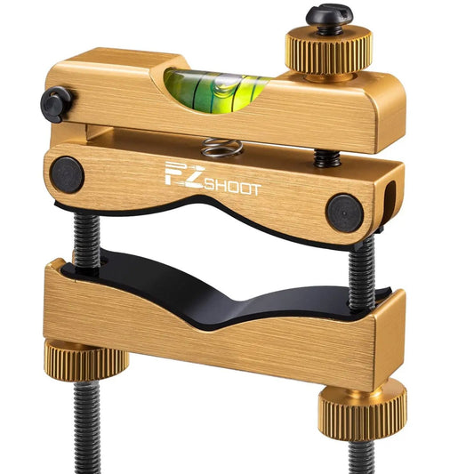 Mid Ten Reticle Levelling Tool with High Precision Bubble System - Gold
