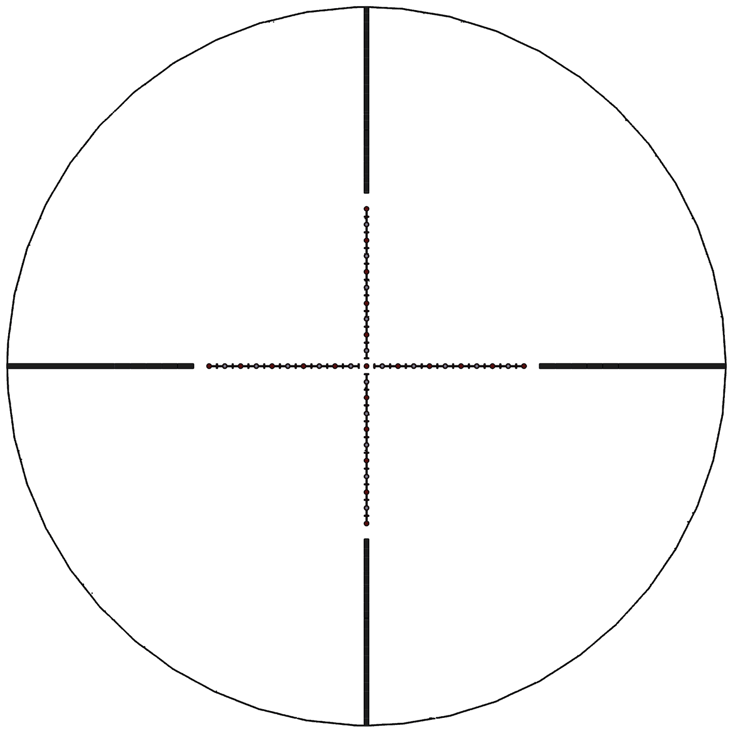 WU9104 WULF Hurricane 4.5-18x50 SF SFP IR Half Mildot 0.1MRAD with Locking Turrets Rifle Scope